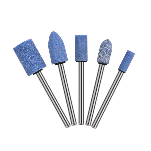 Blue Corundum Cylinder Abrasive Sticks for Grinder Tool Metal Polishing and Wood Working High Hardness