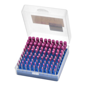 RUILIKE Mounted Points Corundum Abrasive Mounted Points pink Grinding Head - Image 2