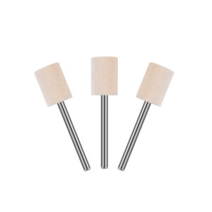 Wool wheel with handle square cylinder 10*14mm shank 3mm