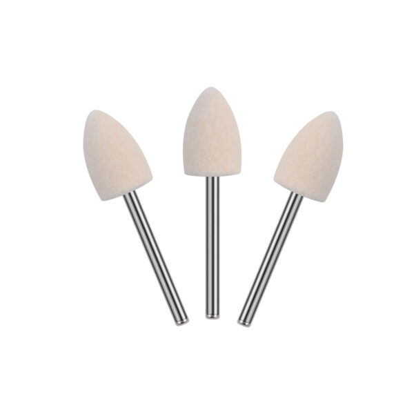 Wool wheel with handle square cylinder 12*16mm shank 3mm