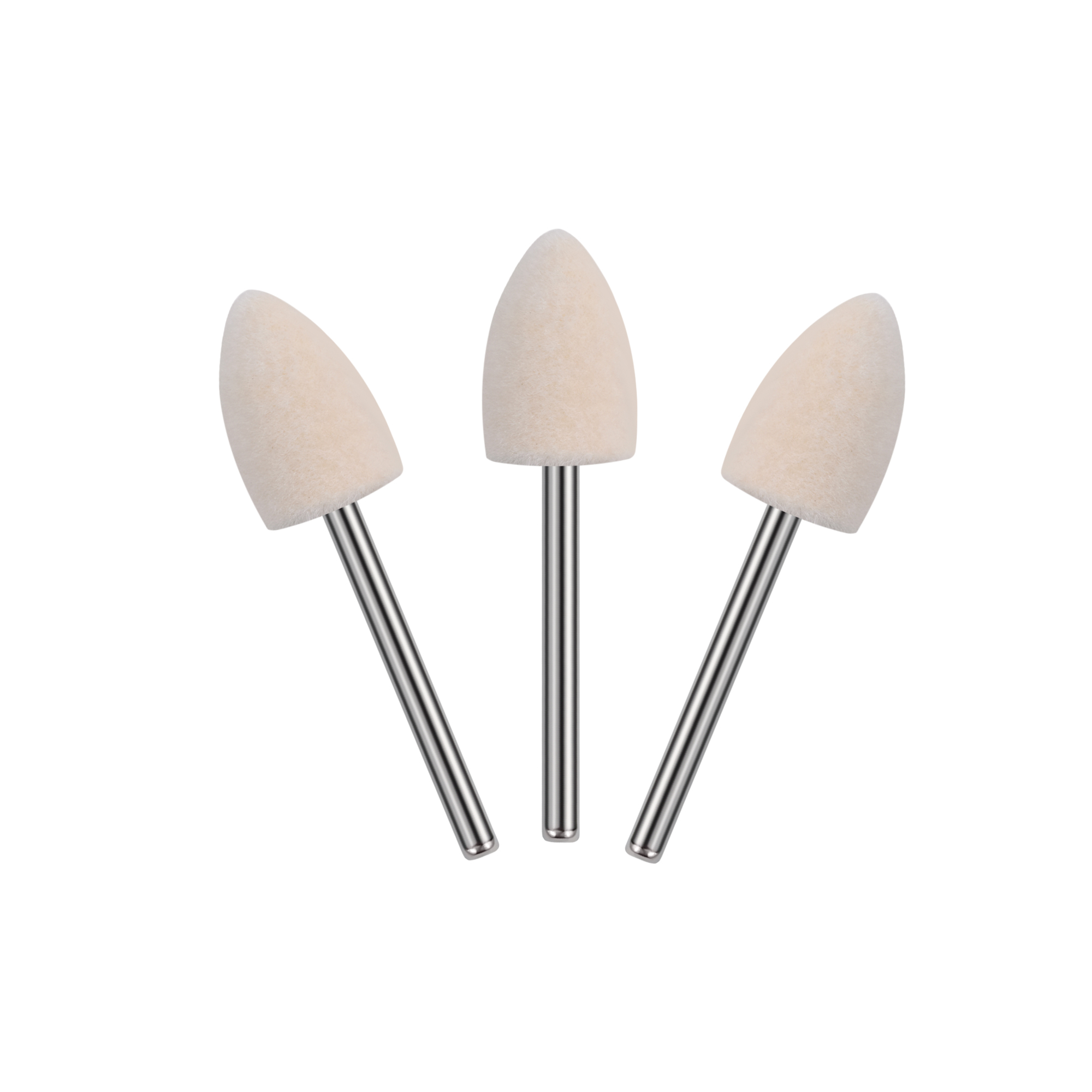 Wool wheel with handle square cylinder 12*16mm shank 3mm - Image 1