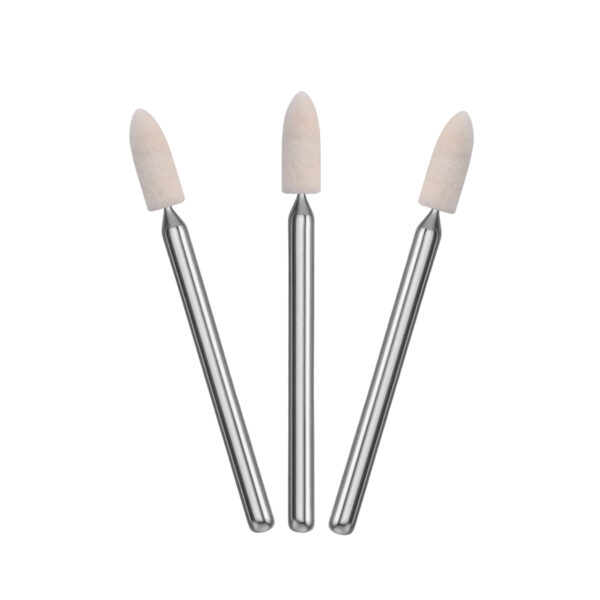 Wool wheel with handle square cylinder 4*9mm shank 3mm