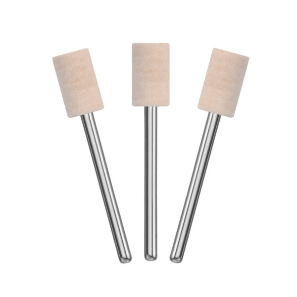 Wool wheel with handle square cylinder 8*12mm shank 3mm