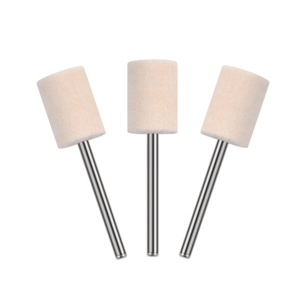 Wool wheel with handle square cylinder 12*16mm shank 3mm