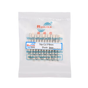 Wool wheel with handle square cylinder 3*8mm shank 3mm - Image 2