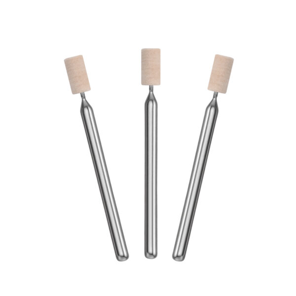 Wool wheel with handle square cylinder 3*8mm shank 3mm