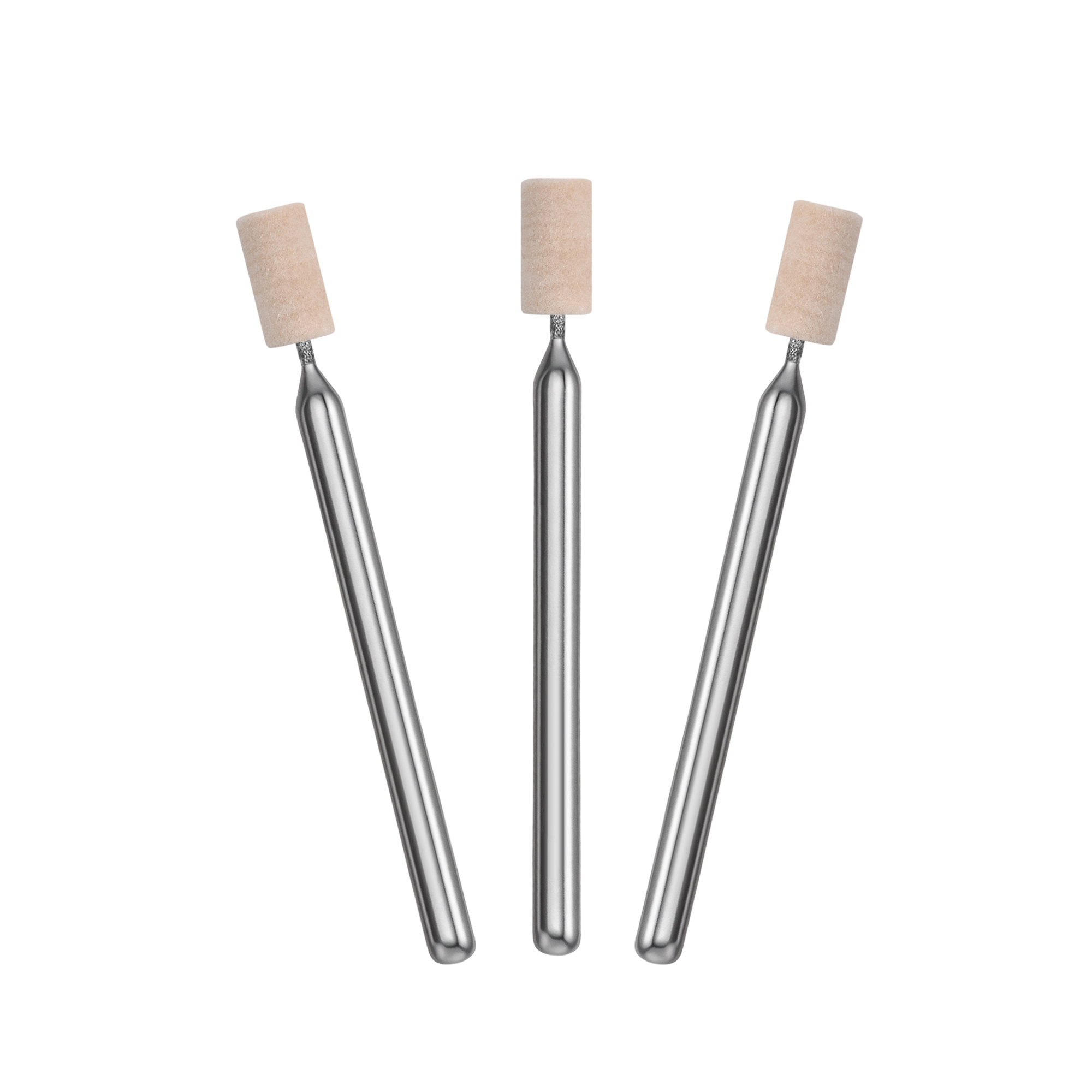 Wool wheel with handle square cylinder 3*8mm shank 3mm - Image 1