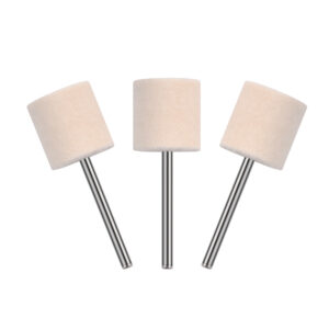 Wool wheel with handle square cylinder 16*16mm shank 3mm