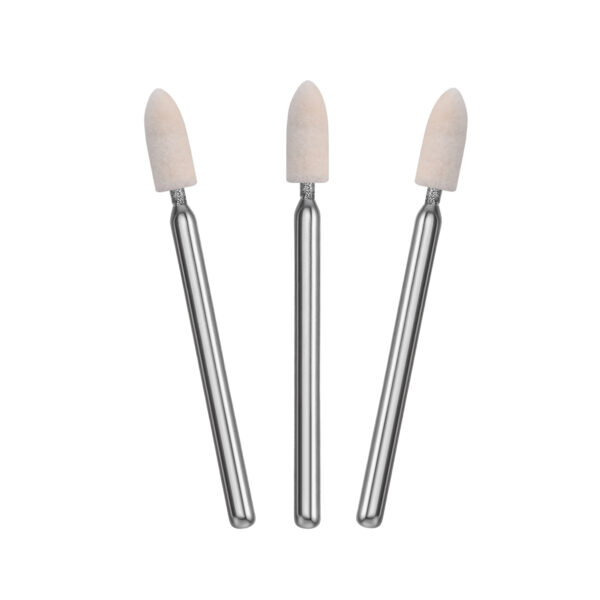 Wool wheel with handle square cylinder 5*9mm shank 3mm