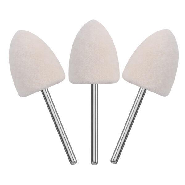 Wool wheel with handle square cylinder 18*20mm shank 3mm