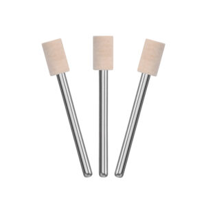 Wool wheel with handle square cylinder 6*10mm shank 3mm