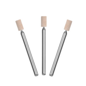 Wool wheel with handle square cylinder 4*8mm shank 3mm