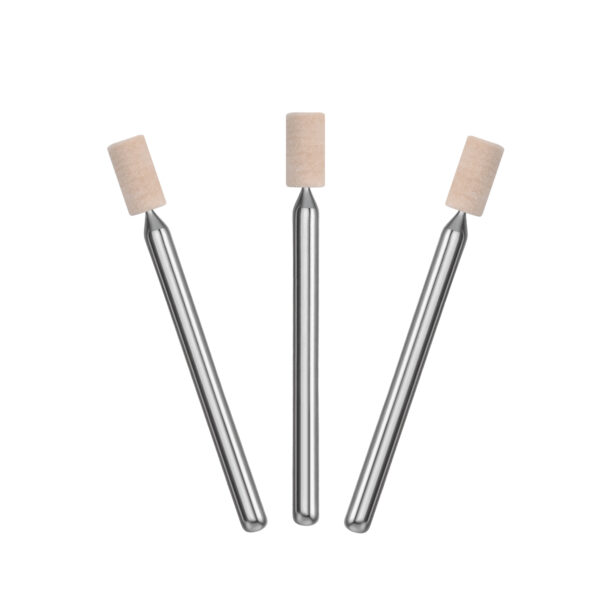 Wool wheel with handle square cylinder 4*8mm shank 3mm